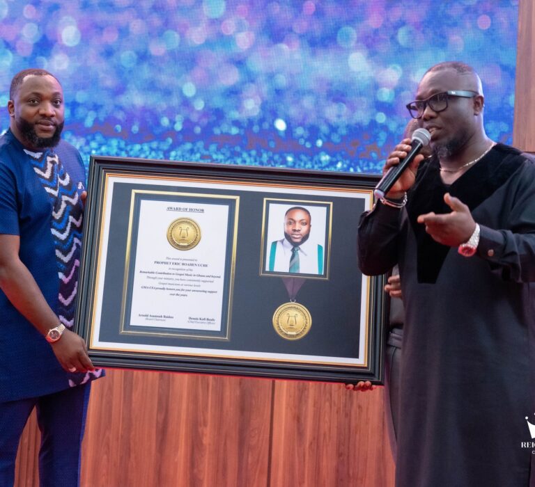 Ghana Music Awards USA honours Prophet Eric Boahen for supporting music industry